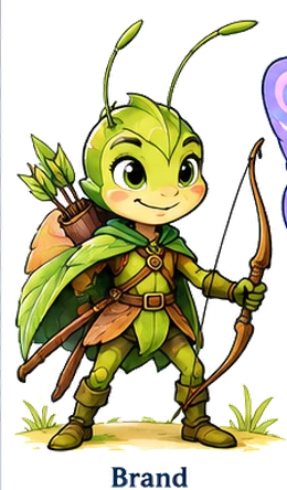 Brand approved character artwork